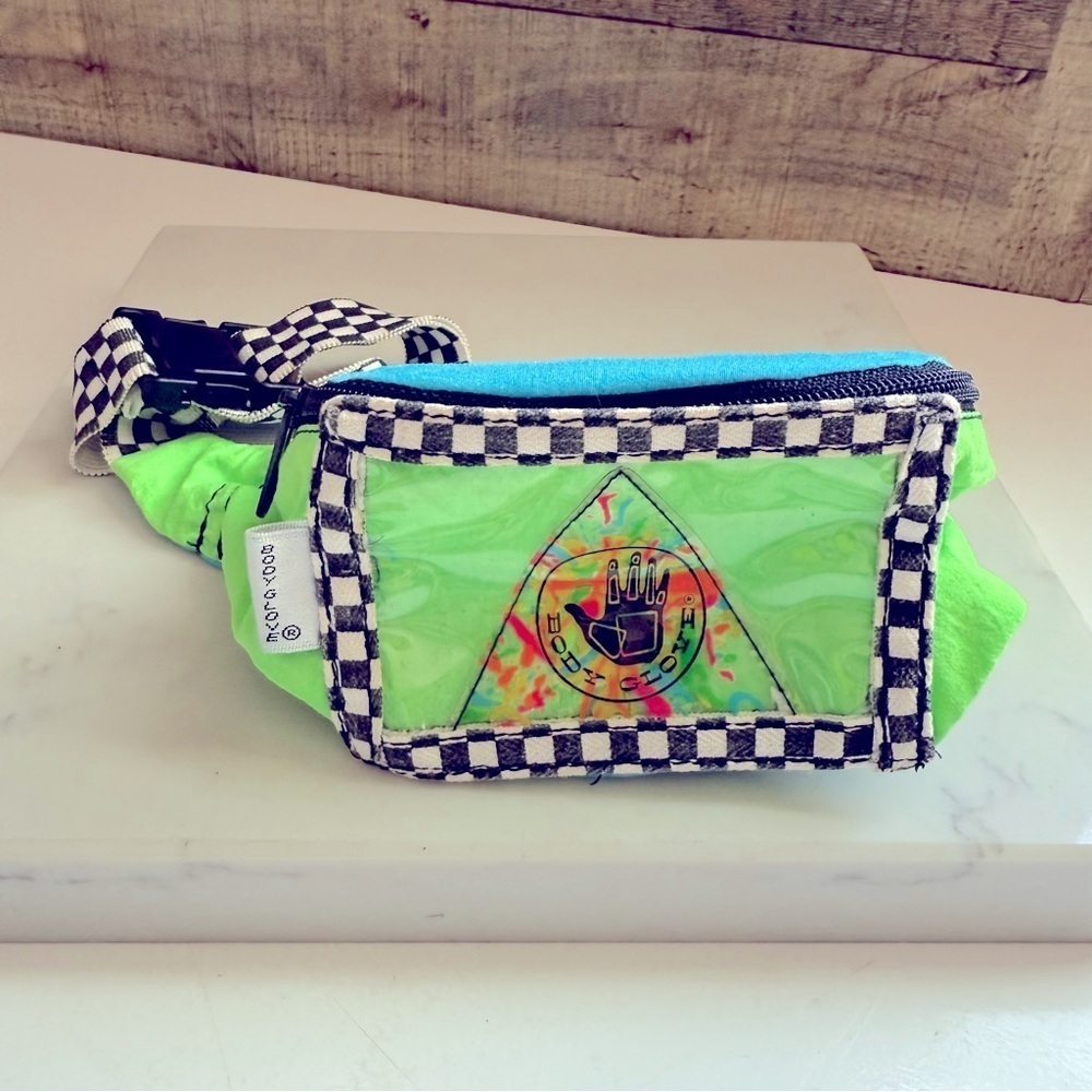 Vintage Y2K Body Glove Neon Waist Bag